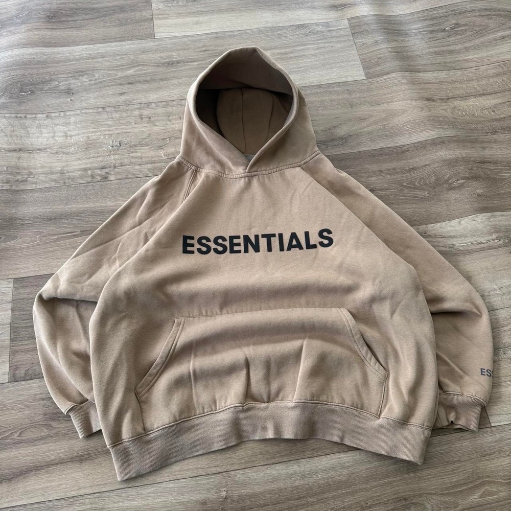 Essentials Fear of God desert sand Hoodie